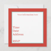 schattige strandkrab kaart (Achterkant)