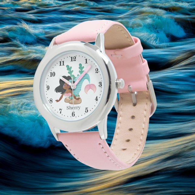 schattige strandliefhebbers noemen meisje kinder horloge (Creator heeft geüpload)
