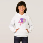 schattige strandmatroos liefhebbers Hoodie (Voorkant volledig)