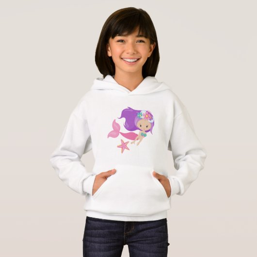 schattige strandmatroos liefhebbers Hoodie (Voorkant volledig)