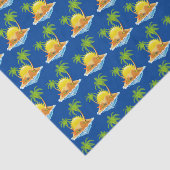 schattige strandpalmen tissuepapier (Detail)