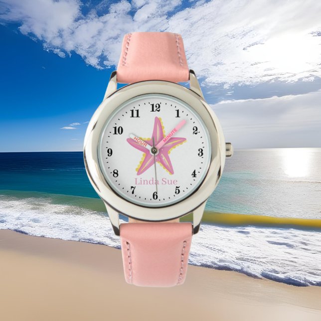 schattige strandspreeuw horloge (Creator heeft geüpload)