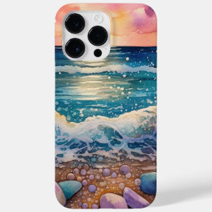 schattige strandzeeliefhebbers Case-Mate iPhone 14 pro max hoesje