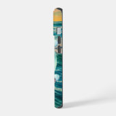 Schattige strandzeeschildpad iPhone 15 case (Linkerkant)