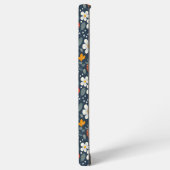 Schattige Strawberry Design met aangepaste naam Samsung Galaxy Hoesje (Linkerkant)