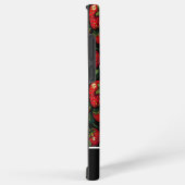 Schattige Strawberry Design met aangepaste naam Samsung Galaxy Hoesje (Rechterkant)