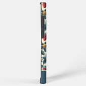 Schattige Strawberry Design met aangepaste naam Samsung Galaxy Hoesje (Rechterkant)