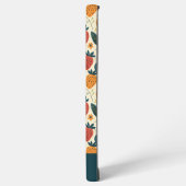 Schattige Strawberry Design met aangepaste naam Samsung Galaxy Hoesje (Linkerkant)