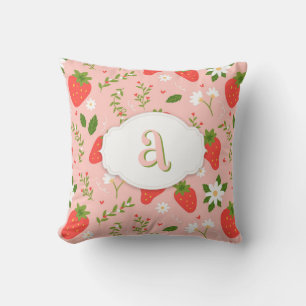 Schattige Strawberry Pattern Sierkussen