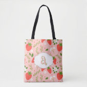 Schattige Strawberry Pattern Tas (Voorkant)