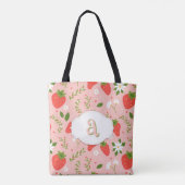 Schattige Strawberry Pattern Tas (Achterkant)