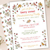 Schattige Strawberry Theme Nieuw Home Housewarming Kaart