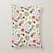 Schattige strippatroon accent kussen (Voorkant(Verticaal))