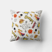 Schattige strippatroon kussen (Achterkant)