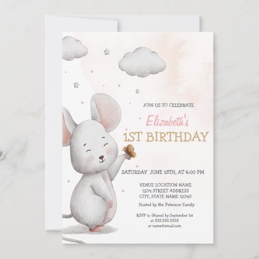 Schattige stuifmeubelen gestript op zondag kaart (Voorkant)