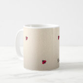 Schattige stut, Ladybug, Luminous-Personalized Koffiemok (Voorkant links)