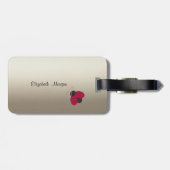 Schattige stut, luibugs, lumier-persoonlijk bagagelabel (Achterkant horizontaal)