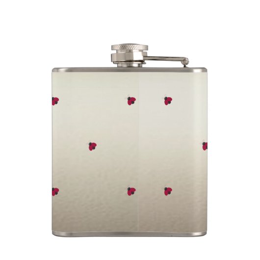 Schattige stut, luibugs, lumier-persoonlijk heupfles (Achterkant)