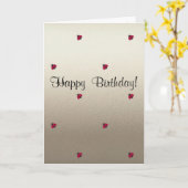 Schattige stut, luibugs, lumier-persoonlijk kaart (Gele Bloem)