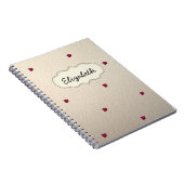 Schattige stut, luibugs, lumier-persoonlijk notitieboek (Rechterzijde)