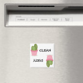 Schattige succulent cactus schoon vies magneet (Insitu (Vaatwasser))