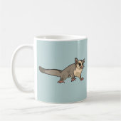 Schattige Sugar Glider mok Blauw (Links)