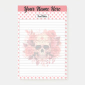 Schattige Sugar Skull Food Notes (Voorkant)