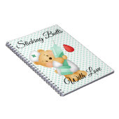 Schattige Suiker Beer Notitieboek (Rechterzijde)