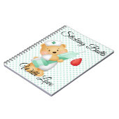 Schattige Suiker Beer Notitieboek (Linkerzijde)