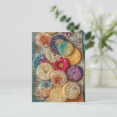Schattige suiker koekjes briefkaart (Staand voorkant)