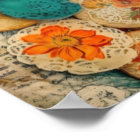 Schattige suiker koekjes poster (Hoek)