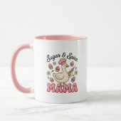 Schattige suiker kruid gans Mama Mok (Links)
