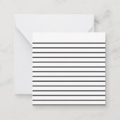 Schattige Suiker Schedel Verjaardag Notitiekaartje (Achterkant)