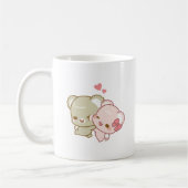 Schattige suikerbolletjes koffiemok (Links)