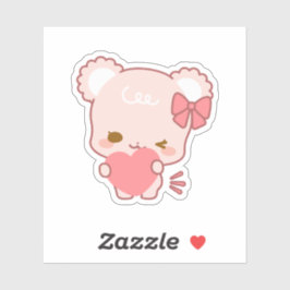 Schattige suikerbolletjes sticker