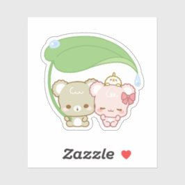 Schattige suikerbolletjes sticker