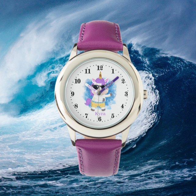 schattige Summer unicorn voegt kind toe aan meisje Horloge (Creator heeft geüpload)