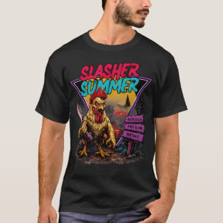 Schattige Summerween Slasher Summer Horror Kip T-shirt