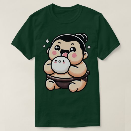 Schattige Sumo Wrestler T-shirt (Design voorkant)
