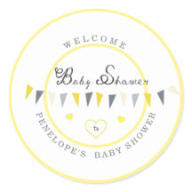 Schattige Sunny Elegance Bunting Baby shower