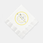 Schattige Sunny Elegance Bunting Baby shower Servet (Hoek)