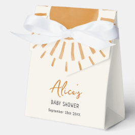 Schattige Sunshine Boho Baby shower Bedankdoosjes