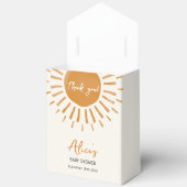 Schattige Sunshine Boho Baby shower Bedankdoosjes (Open)