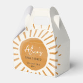 Schattige Sunshine Boho Baby shower Bedankdoosjes (Voorkant Zijde)