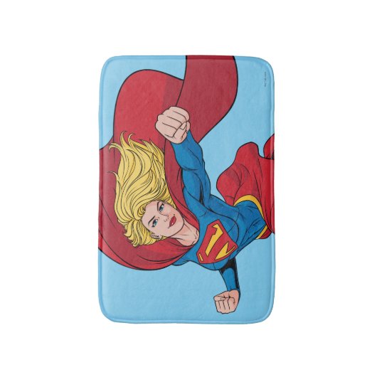 Schattige Supergirl Stance Badmat (Voorkant Verticaal)