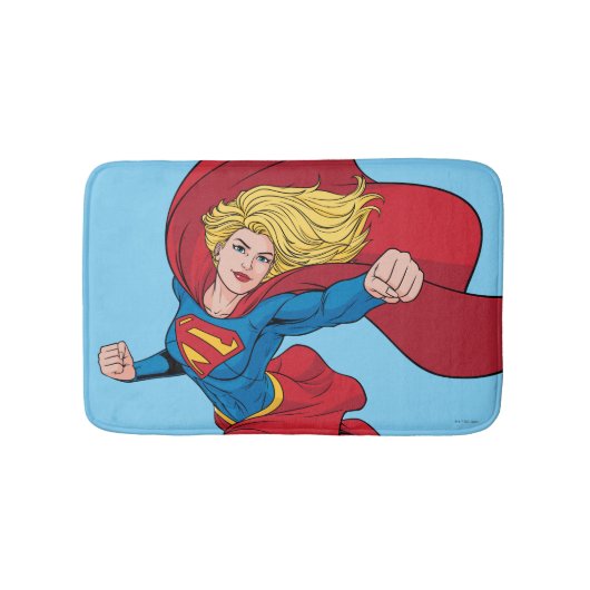 Schattige Supergirl Stance Badmat (Voorkant)