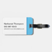 Schattige Supergirl Stance Bagagelabel (Achterkant horizontaal)