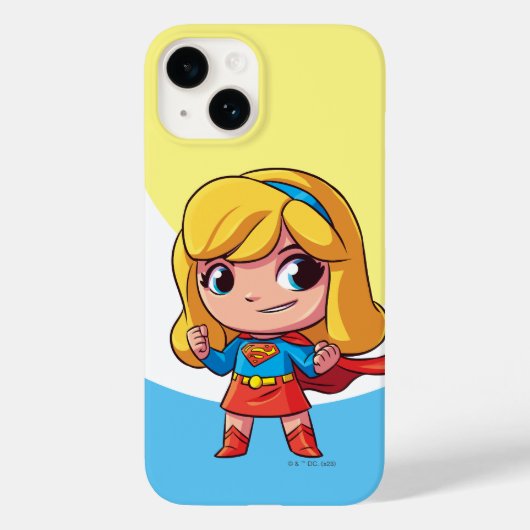 Schattige Supergirl Stance Case-Mate iPhone Case (Achterkant)