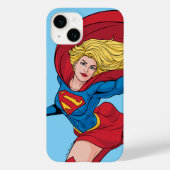 Schattige Supergirl Stance Case-Mate iPhone Case (Achterkant)