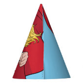 Schattige Supergirl Stance Feesthoedjes (Achterkant)